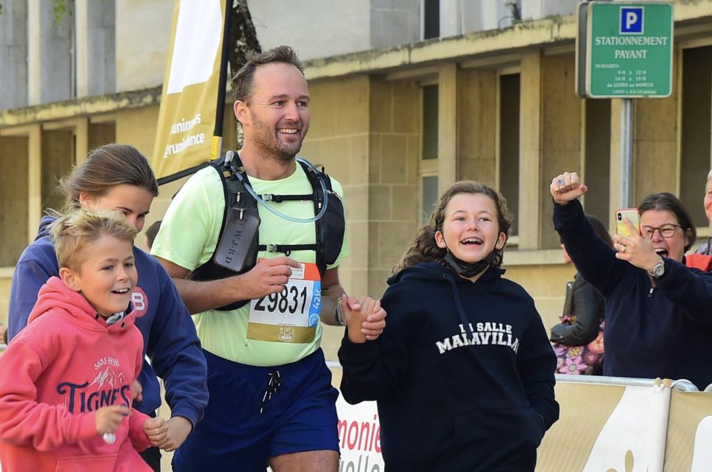 2021 Reims Champagne's marathon finish line